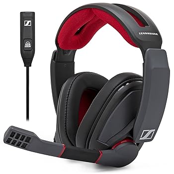 【中古】ゼンハイザー ゲーミングヘッドセット 密閉型 7.1chサウンド ノイズキャンセルマイク GSP350