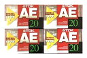 【中古】TDK カセットテープ AE 20分 AE-20X4F