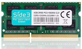 【中古 非常に良い】Side3 ノートPC用メモリ PC3-10600(DDR3-1333) サムスンメモリ搭載 (4GB x 1) 【中古 非常に良い】Side3 ノートPC用メモリ PC3-10600(DDR3-1333) サムスンメモリ搭載 (4GB x 1)