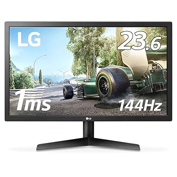 【中古】LG ゲーミング モニター ディスプレイ 24GL600F-B 23.6インチ/1ms/144Hz/フルHD/TN非光沢/FreeSync/HDMI×2,DisplayPort 【中古】LG ゲーミング モニター ディスプレイ 24GL600F-B 23.6インチ/1ms/144Hz/フルHD/TN非光沢/FreeSync/HDMI×2,DisplayPort