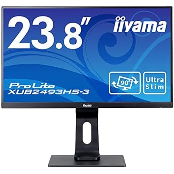 【中古】マウスコンピューター iiyama モニター ディスプレイ XUB2493HS-B3(23.8型/フルHD/昇降/スウィーベル/広視野角/IPS/ノングレア/HDMI,D-Sub,DP) 【中古】マウスコンピューター iiyama モニター ディスプレイ XUB2493HS-B3(23.8型/フルHD/昇降/スウィーベル/広視野角/IPS/ノングレア/HDMI,D-Sub,DP)