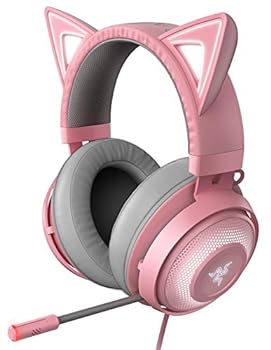 【中古 非常に良い】Razer Kraken Kitty Quartz Pink ゲーミングヘッドセット USB THX7.1 ネコミミ Chroma ノイズキャンセリングマイク 冷却ジェルパッド PC PS4 PS5 【中古 非常に良い】Razer Kraken Kitty Quartz Pink ゲーミングヘッドセット USB THX7.1 ネコミミ Chroma ノイズキャンセリングマイク 冷却ジェルパッド PC PS4 PS5