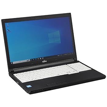 【中古 非常に良い】中古パソコン 富士通 LIFEBOOK A576/P(PX) Windows10 ノートPC 一年保証 第6世代相当 Celeron 3855U 1.6GHz MEM:8GB SSD:120GB DVDマルチ 無線LA