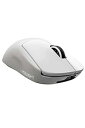 【中古】Logicool G PRO X SUPERLIGHT ワイヤレス ゲーミングマウス G-PPD-003WL-WH 軽量 63g未満 LIGHTSPEED HERO 25Kセンサー POWERPLAY 無線 充電 対(2)