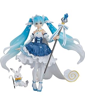 【中古】figma 雪ミク Snow Princess ver.(ワンダーフェスティバル2019 冬 GOOD SMILE ONLINE SHOP さっぽろ雪まつり等限定)