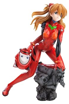 [중고] 에반게리온 신극장판 식파·아스카·랭글리:Q ~플러그 슈트 ver.~:RE 1/6 스케일 PVC제 도장이 끝난 완성품 피규어