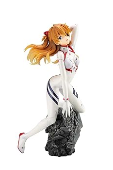 [중고] 신·에반게리온 극장판 식파·아스카·랭글레이 ~심도도 다이브용 내압 프로토 타입 플러그 슈트 ver~ 1/6 스케일 PVC제 도장이 끝난 완성품 피규