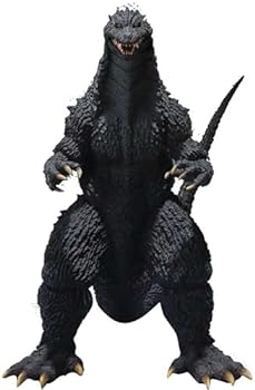 【中古】S.H.モンスターアーツ ゴジラ×メカゴジラ ゴジラ (2002) 約155mm PVC&ABS製 塗装済み可動フィギュア