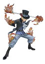 【中古】フィギュアーツZERO サボ -5th Anniversary Edition- 約150mm ABS&PVC製 塗装済み完成品フィギュア(3)