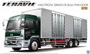 【中古】青島文化教材社 1/32 ヘビーフレイトシリーズ No.13 日野 プロフィア テラヴィFR ハイスターW観音扉 プラモデル