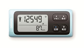 【中古】オムロン(OMRON) 歩数計 WellnessLink ブルー HJ-205IT-B