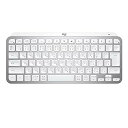 【中古】ロジクール MX KEYS mini KX700PG ミニマリスト ワイヤレス イルミネイテッド キーボード ペイルグレー 充電式 bluetooth ...