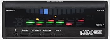 【中古】KORG ポリフォニックチューナー pitchblack PORTABLE ピッチブラック ポータブル ギター/ベース用 PB-04-BK