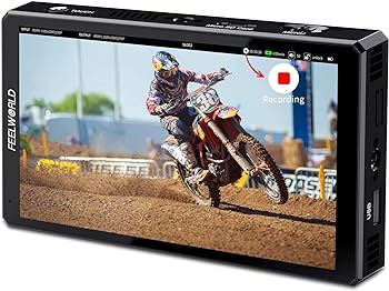 【中古】FEELWORLD CUT6 6インチ録画モニター 1920 x 1080フルHDタッチスクリーン 4K HDMI出力/入力 USB 2.0録画テープLUT HDMI出力バンドLUT機能にカス