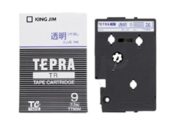 【中古】キングジム テープカートリッジ テプラTR TT9BM 透明