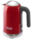 【中古】DeLonghi kMix(ケーミックス) 電気ケトル レッド SJM020J-RD