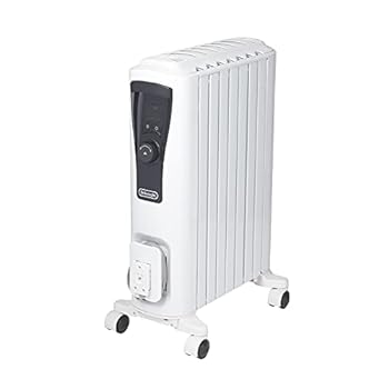 楽天スカーレット2021【中古】De'Longhi （デロンギ） オイルヒーター ユニカルド RHJ65L0712 電気ヒーター ゼロ風暖房 節電 乾燥しにくい 表面温度約60℃ エコモード 安全プラ