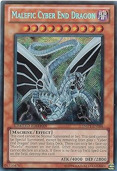 【中古】遊戯王 英語版 Malefic Cyber End Dragon (YMP1-EN004) - 3D Bonds Beyond Time Movi...
