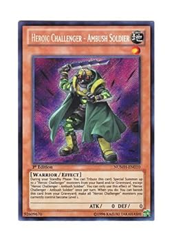【中古】遊戯王 英語版 NUMH-EN010 Heroic Challenger - Ambush Soldier H・C アンブッシュ・ソルジャー (シークレットレア) 1st Edition