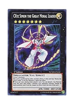 【中古】遊戯王 英語版 NUMH-EN040 CXyz Simon the Great Moral Leader CX 風紀大宮司サイモン (シークレットレア) 1st Edition