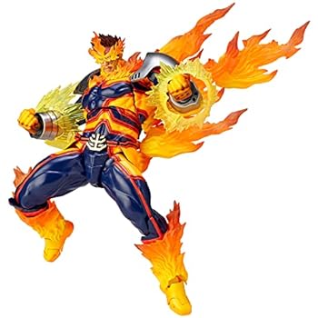 海洋堂 figure complex AMAZING YAMAGUCHI ENDEAVOR エンデヴァー 約190mm ABS&PVC製 塗装済みアクションフィギュア リボルテック オレンジ 全高