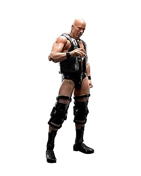 【中古】TAMASHII NATIONS S.H.フィギュアーツ WWE ストーン・コールド・スティーブ・オースチン(Stone Cold Steve Austin) 約160mm PVC&ABS製 可動フィ