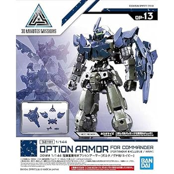 【中古】BANDAI SPIRITS(バンダイ スピリッツ) 30MM 指揮官機用オプションアーマー ポルタノヴァ用/ネイビー 1/144スケール 色分け済みプラモデル