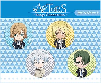 【中古】ACTORS -Songs Connection- ねんどろいどぷらす 缶バッジセット 3年生
