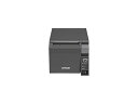 【中古】エプソン EPSON TM-T70II フロントローディング感熱レシートプリンター Ethernet (Ub-E04) USB EPSON ダークグレー 電源付 REQケーブル付 C31Cd3(2)