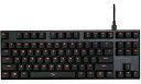 【中古】HyperX Alloy FPS Pro ゲーミングキーボード 青軸 FPSゲーム向け LEDバックライト 2年保証 HX-KB4BL1-US/WW 87キーテンキーレス