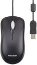 【中古】マイクロソフト ベーシック オプティカル マウス P58-00071 : 有線 3ボタン 両手デザイン 光学式 USB接続 (ブラック) Windows Mac Android 対応