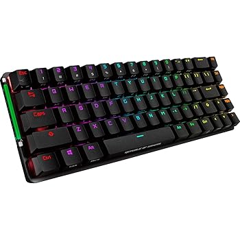 【中古 非常に良い】ASUSTek ROG Falchion ワイヤレスメカニカル ゲーミングキーボード M601 ROG FALCHION/RD/US バッテリー 最大450時間 【中古 非常に良い】ASUSTek ROG Falchion ワイヤレスメカニカル ゲーミングキーボード M601 ROG FALCHION/RD/US バッテリー 最大450時間
