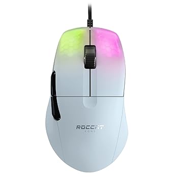 【中古】ROCCAT ゲーミングマウス Kone Pro 有線 ホワイト/白 光学式/19K/オプティカルスイッチ/サイドボタン/軽量66g/PTFE/Reflex/RGB ドイツデザイン 【中古】ROCCAT ゲーミングマウス Kone Pro 有線 ホワイト/白 光学式/19K/オプティカルスイッチ/サイドボタン/軽量66g/PTFE/Reflex/RGB ドイツデザイン