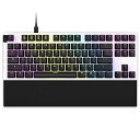 【中古 非常に良い】NZXT FUNCTION TENKEYLESS ゲーミングキーボード ホワイト KB-1TKUS-WR KB592(2)