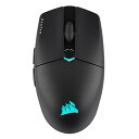 【中古】CORSAIR iCUE KATAR Elite Wireless ワイヤレスゲーミングマウス 軽量マウス 脱着可能ケーブル付き CH-931C111-AP ブラック