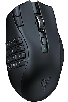 【中古】Razer(レイザー) Naga V2 HyperSpeed MMOに最適な多ボタンのワイヤレスゲーミングマウス プログラム可能な19ボタン フリースピンまたはタクタイ 【中古】Razer(レイザー) Naga V2 HyperSpeed MMOに最適な多ボタンのワイヤレスゲーミングマウス プログラム可能な19ボタン フリースピンまたはタクタイ