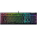 【中古】Razer レイザー BlackWidow V4 X JP Green Switch カスタマイズ可能な6個の専用マクロキーによりさまざまなコントロールに対応した有線ゲーミン