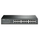 【中古】TP-Link イージースマートスイッチ 24ポート 10/100/1000Mbps Giga対応 管理機能付 金属筺体 5年保証 TL-SG1024D...