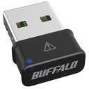 【中古】バッファロー WiFi 無線LAN 子機 アダプター コンパクト 866Mbps/433Mbps 11ac/n/a/g/b USB 2.0 WPA3 W...