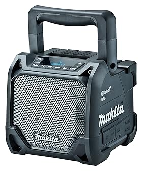 【中古】マキタ(Makita) 充電式スピーカー(黒) USBメモリ対応・液晶パネル付 MR202B
