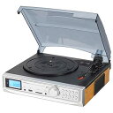 【中古】オーム電機 AM/FMラジオ付マルチレコードプレーヤーシステム RDP-B300N