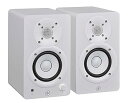 【中古】YAMAHA ヤマハ コンパクトパワードスタジオモニター ホワイト(左右1セット) HS3W