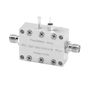 【中古】Nardamu 0.02-6GHz LNA 低ノイズ アンプ 高リニアおよび高ゲイン RF プリアンプ、SMA メス コネクタ交換アクセサリ付き 【中古】Nardamu 0.02-6GHz LNA 低ノイズ アンプ 高リニアおよび高ゲイン RF プリアンプ、SMA メス コネクタ交換アクセサリ付き