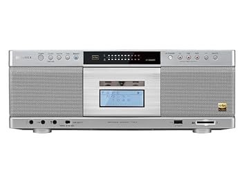 【中古】TOSHIBA ハイレゾ相当 SD/USB/CDラジオカセットレコーダー AUREX TY-AK21(S) シルバー