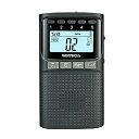 【中古】WINTECH 防災機能付きワンセグ/AM/FMポータブルデジタルラジオ EMR-701TV ブラック