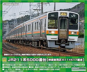 【中古】グリーンマックス Nゲージ JR211系5000番台 神領車両区K11+K17編成 8両編成セット 動力付き 31763 鉄道模型 電車