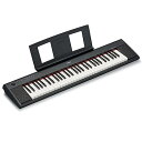 【中古】ヤマハ YAMAHA 電子キーボード piaggero ブラック NP-12B