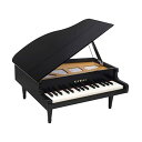 【中古】河合楽器製作所 KAWAI グランドピアノ ブラック 1141 本体サイズ:425×450×205 mm(脚付き・蓋閉じ状態)