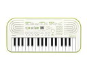 【中古】CASIO 電子キーボード Casiotone 32ミニ鍵盤 SA-50 ホワイト&グリーン