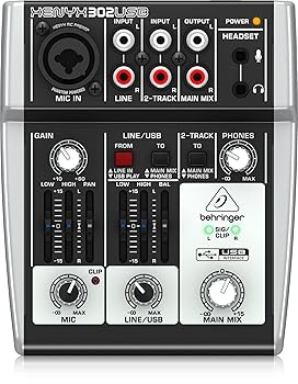 【中古】［非常に良い］Behringer ベリンガー USBオーディオインターフェース搭載DAW対応ミキサー 302USB XENYX